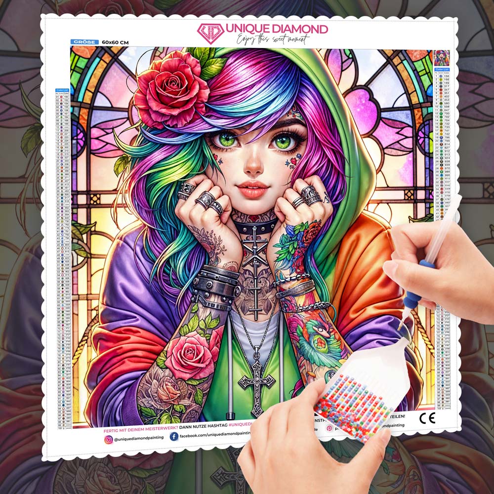 5D Diamond Painting – Aurora Ink Unique-Diamond