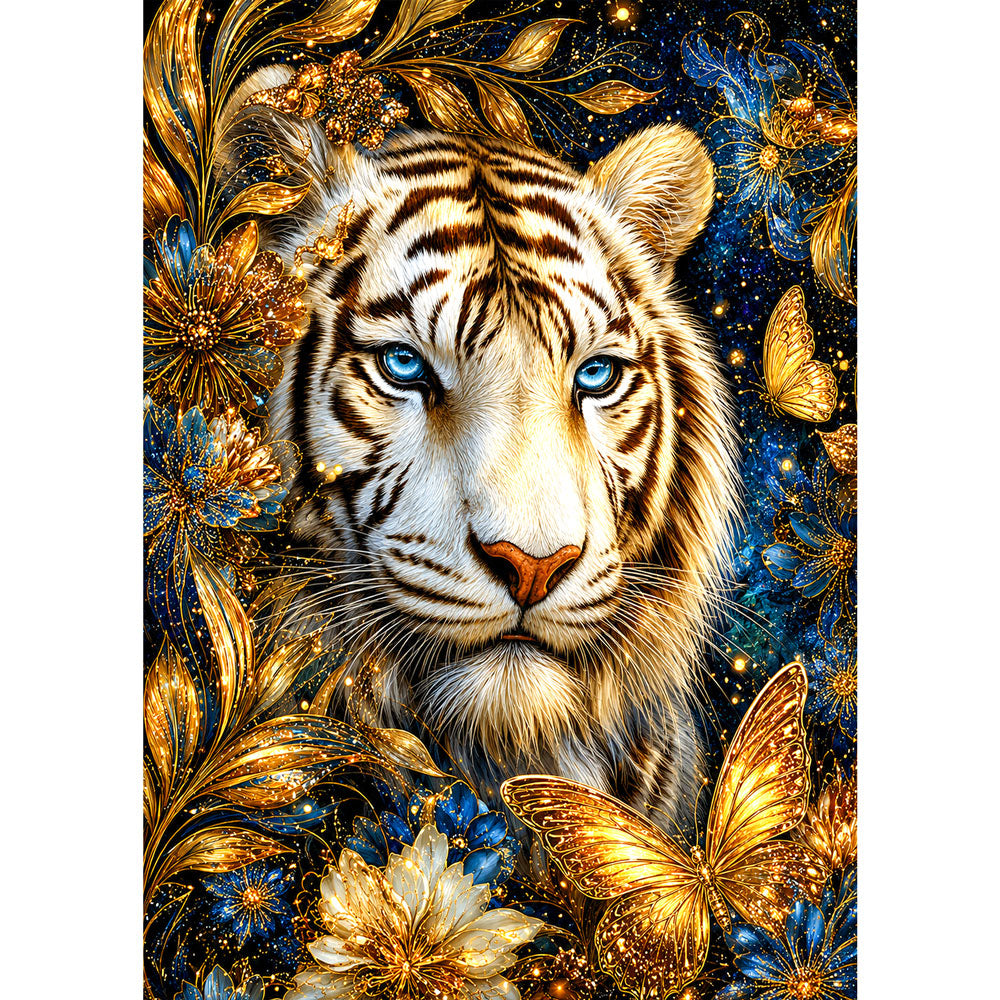 5D Diamond Painting – Aurora der Weißen Majestät | Unique Diamond