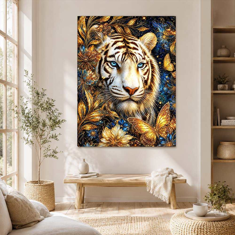 5D Diamond Painting – Aurora der Weißen Majestät
