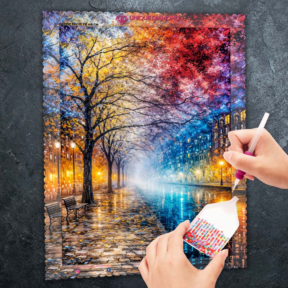 5D Diamond Painting – Autumn Reflections