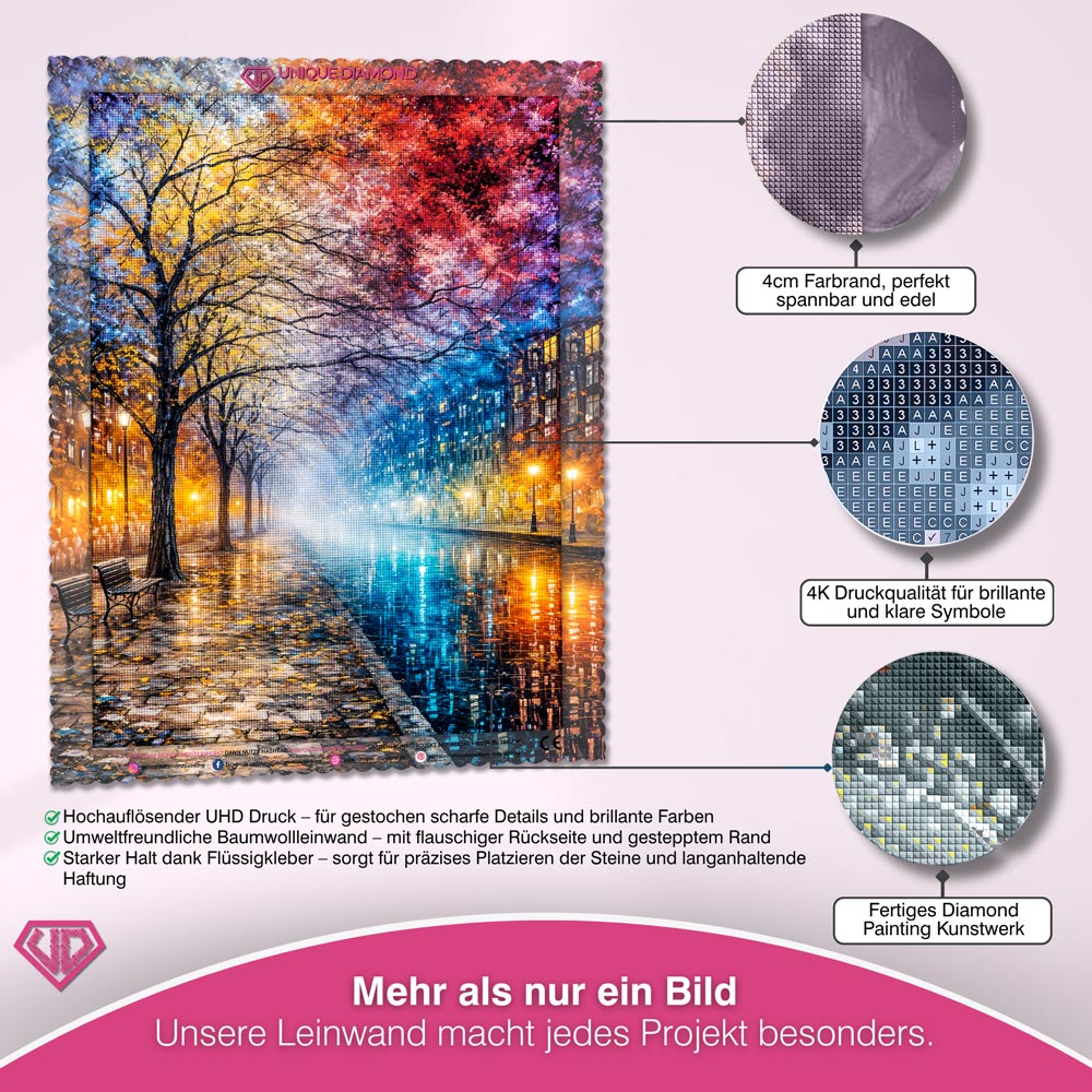 5D Diamond Painting – Autumn Reflections