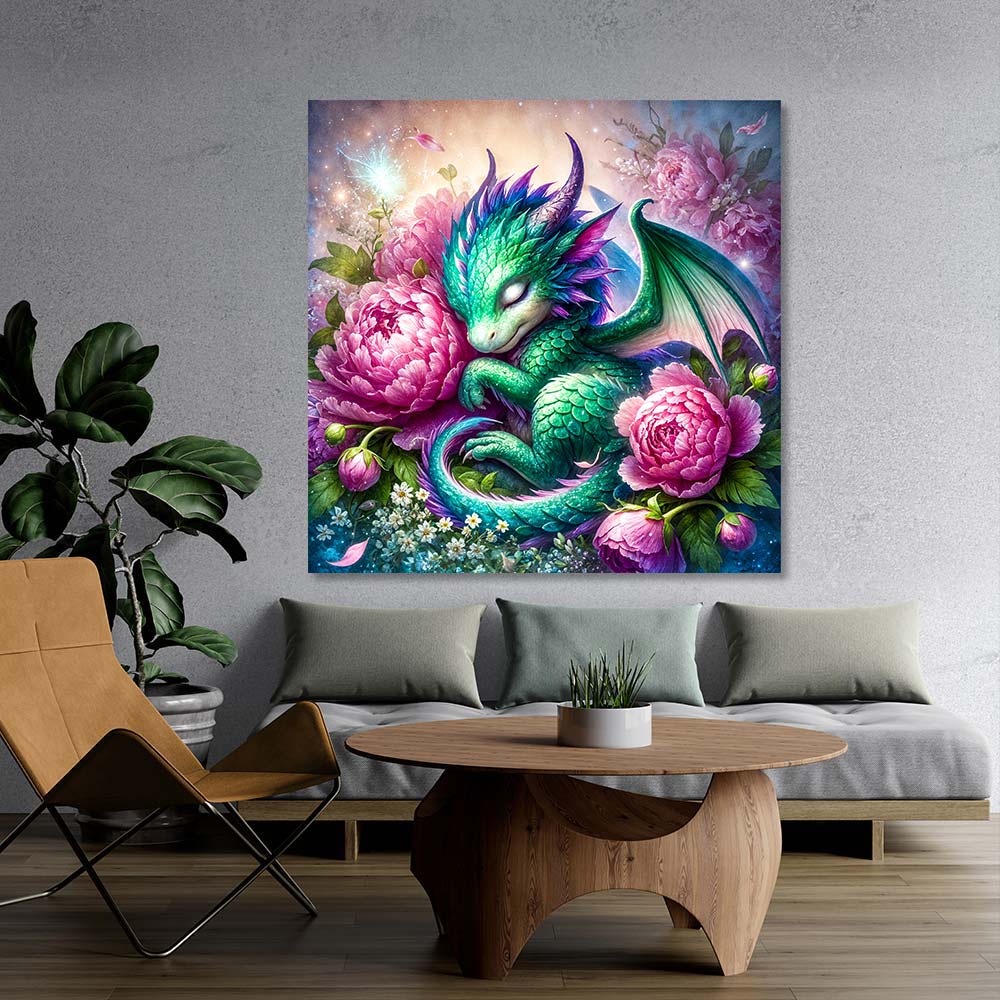 5D Diamond Painting – Blütenhüter Nuala, Unique-Diamond