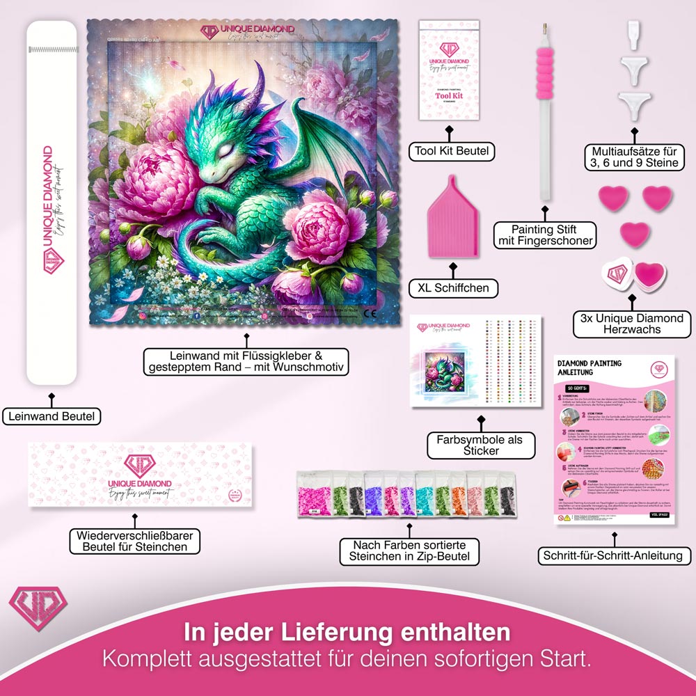 5D Diamond Painting – Blütenhüter Nuala Unique-Diamond