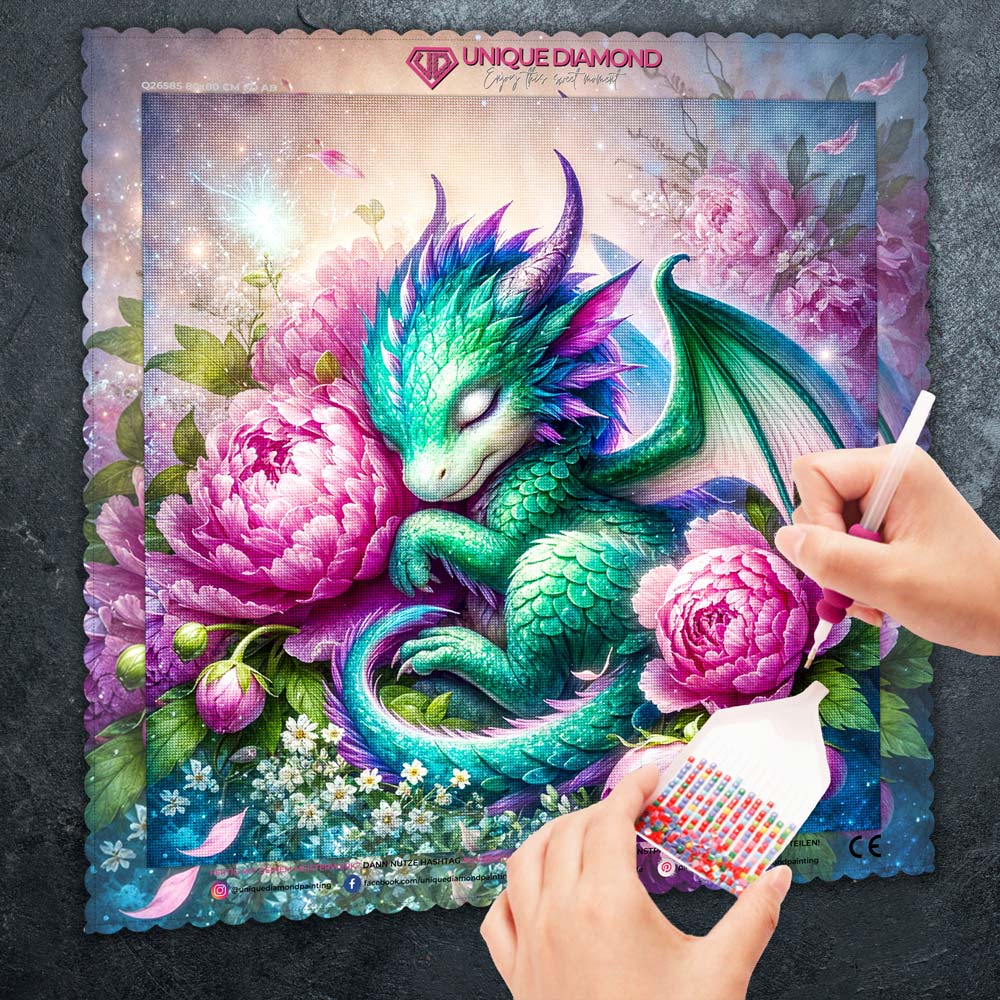 5D Diamond Painting – Blütenhüter Nuala Unique-Diamond