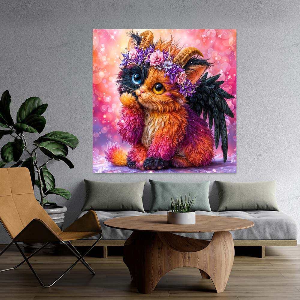 5D Diamond Painting – Blütenkobold Mira Unique-Diamond