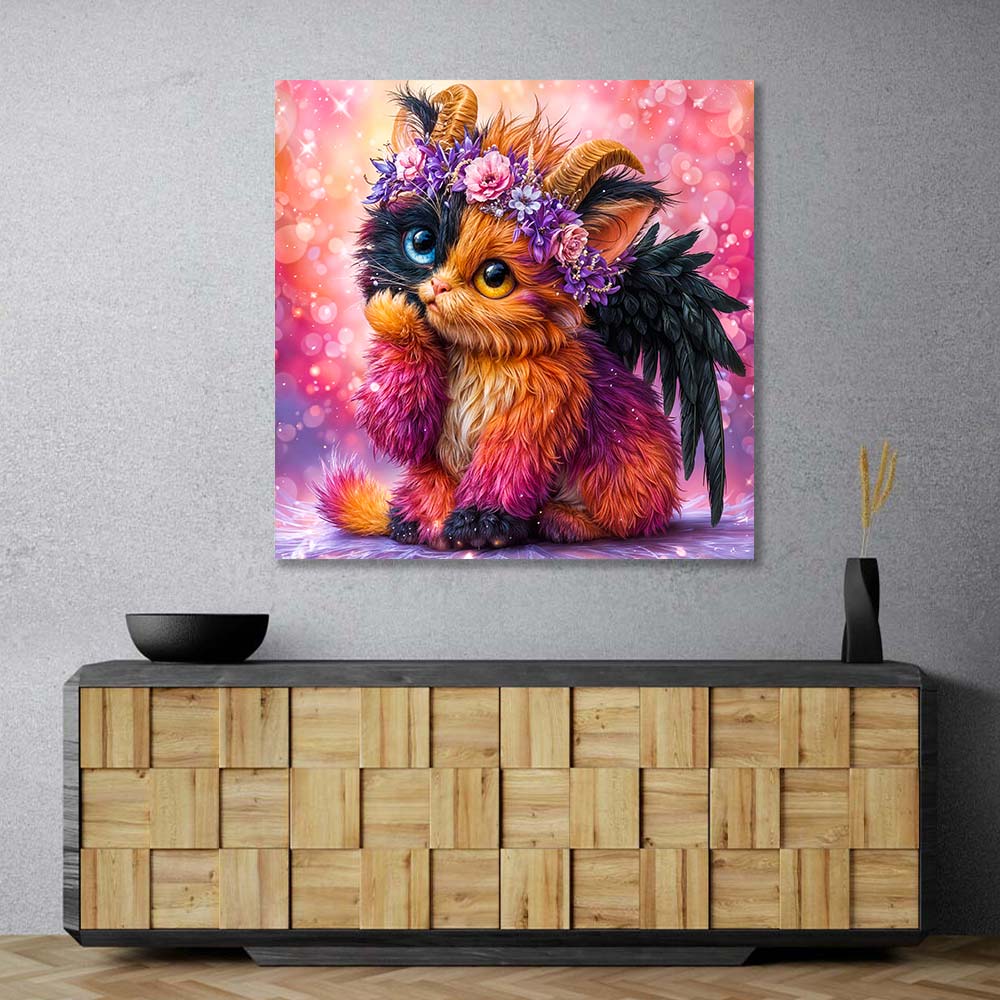 5D Diamond Painting – Blütenkobold Mira Unique-Diamond