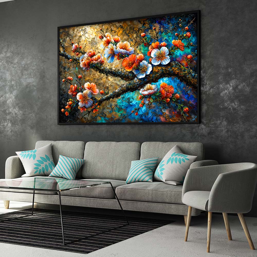 5D Diamond Painting – Blütenzauber im Kristalllicht