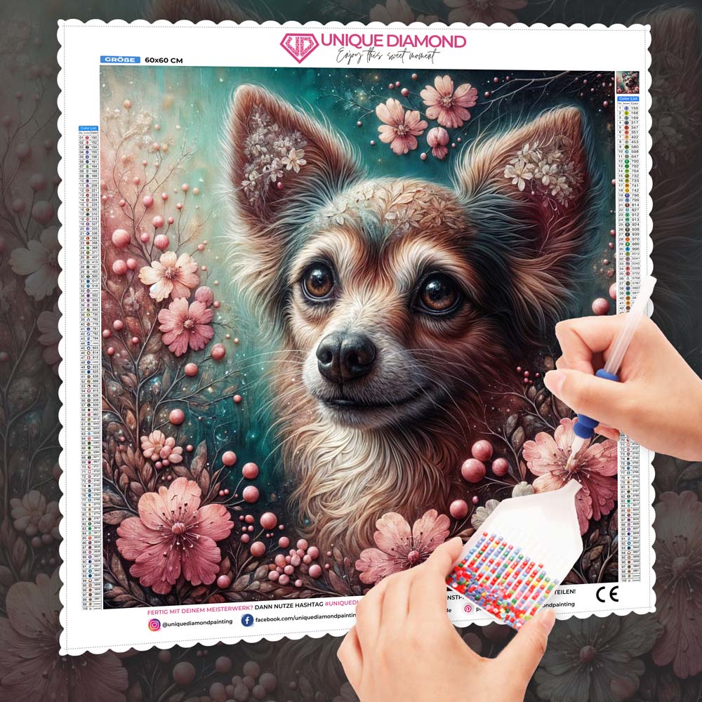 5D Diamond Painting – Blütenzauber mit Bella Unique-Diamond