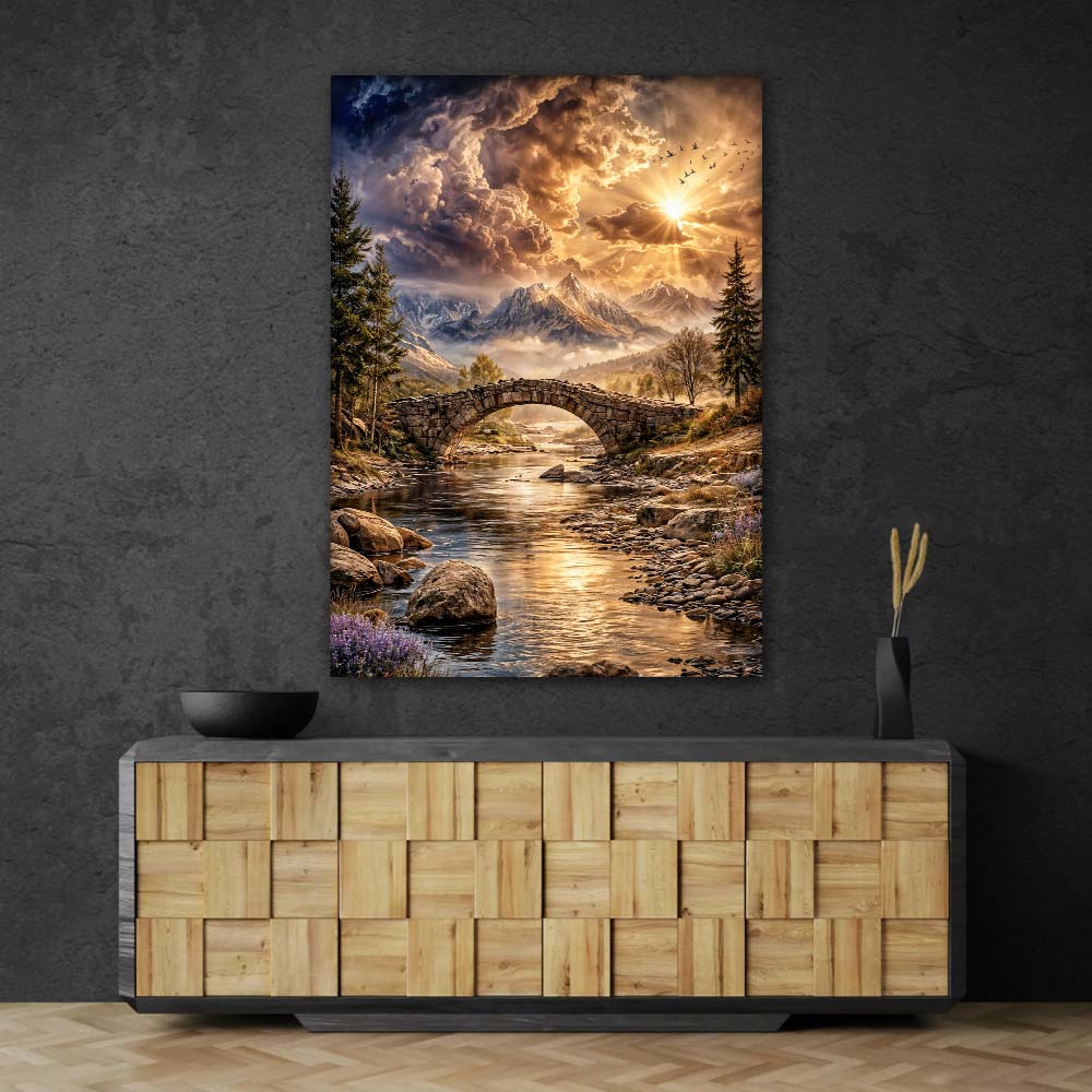 5D Diamond Painting – Bridge to Serenity Unique-Diamond