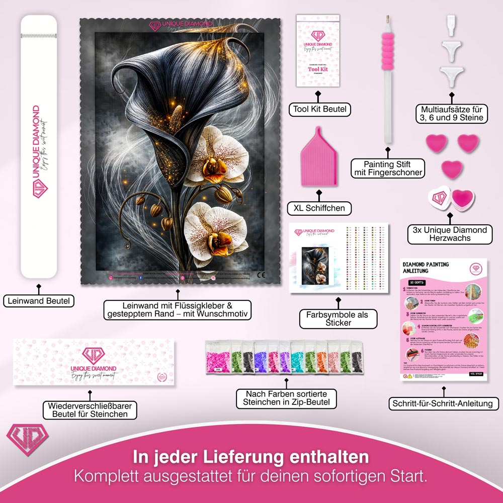 5D Diamond Painting – Celestia Noirblüte
