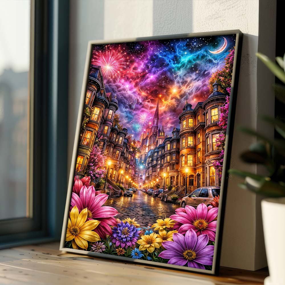 5D Diamond Painting – Celestial Celebration Unique-Diamond