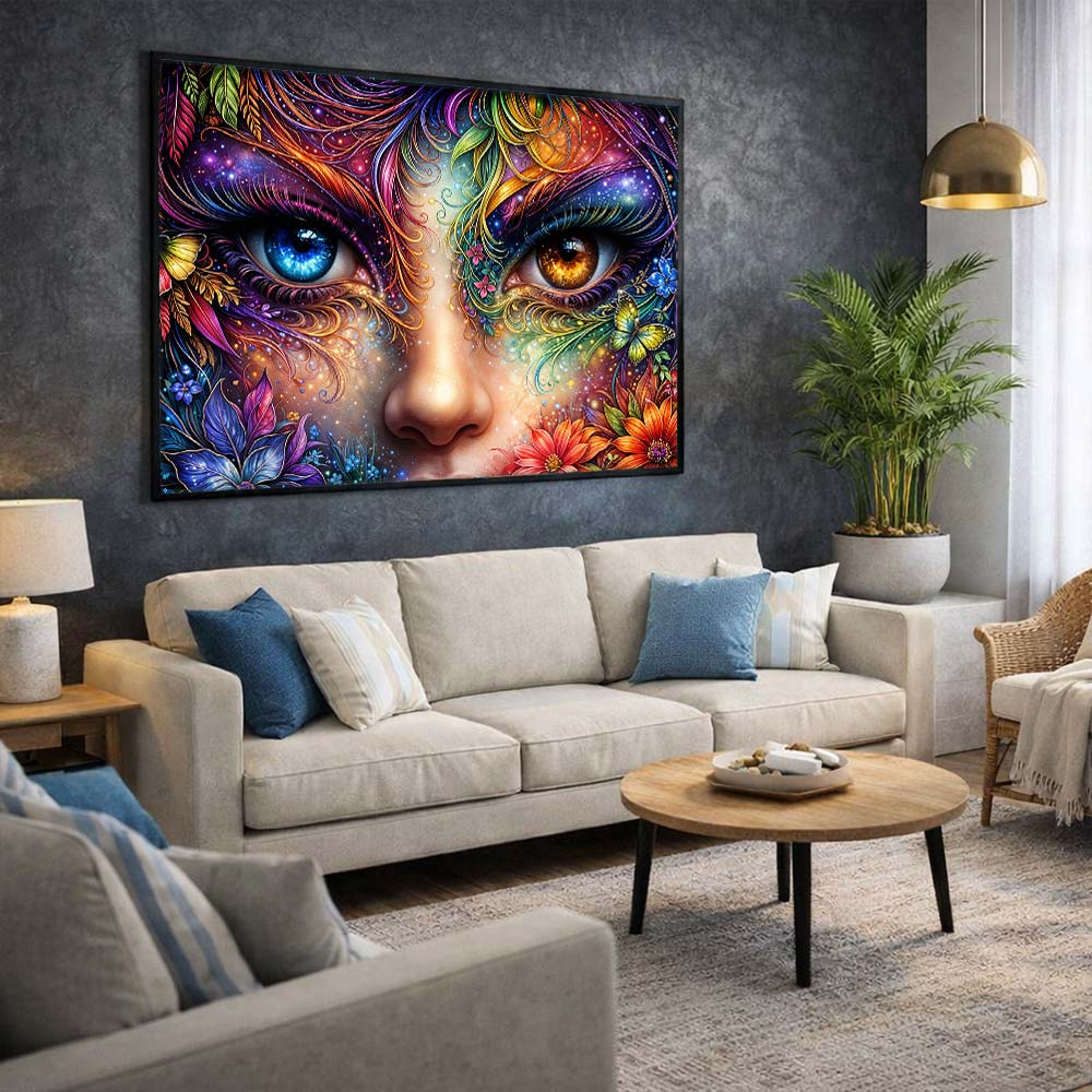 5D Diamond Painting – Cosmic Bloom Unique-Diamond