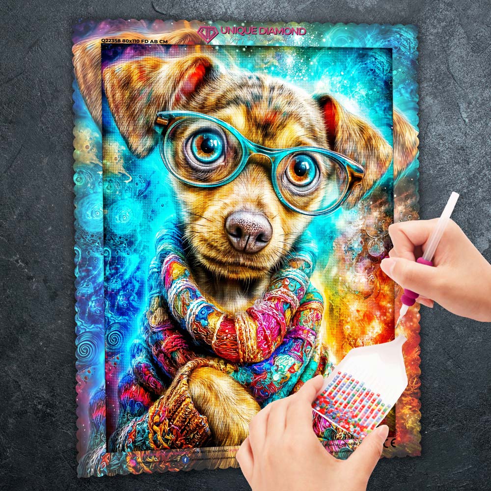 5D Diamond Painting – Cosmic Pup