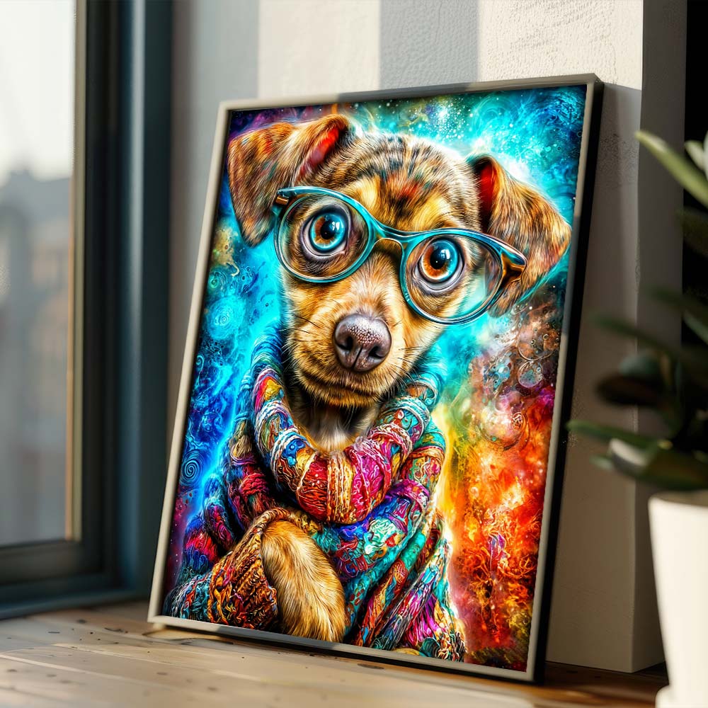 5D Diamond Painting – Cosmic Pup
