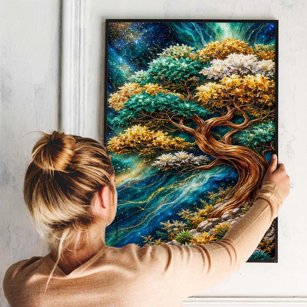 5D Diamond Painting – Cosmic Tree of Harmony
