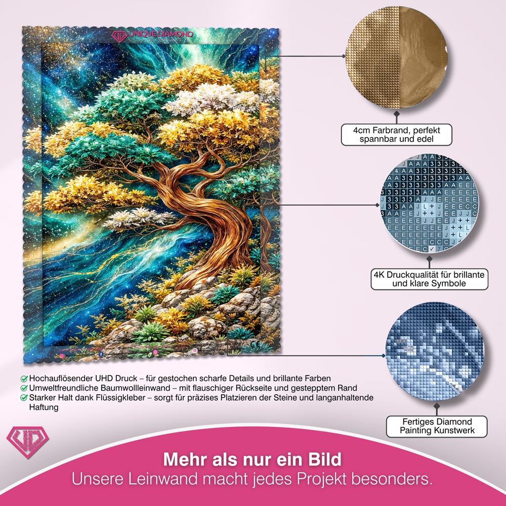 5D Diamond Painting – Cosmic Tree of Harmony