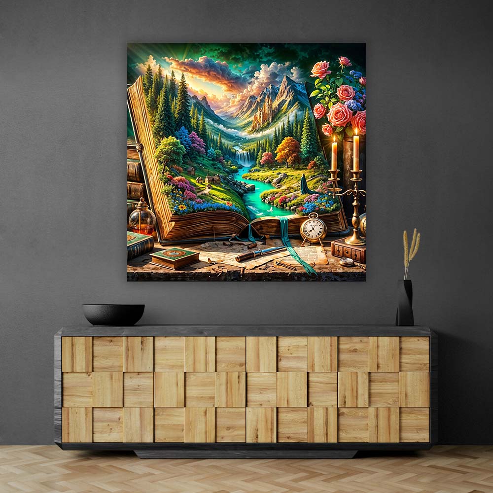 5D Diamond Painting – Das Buch der Fantasie Unique-Diamond
