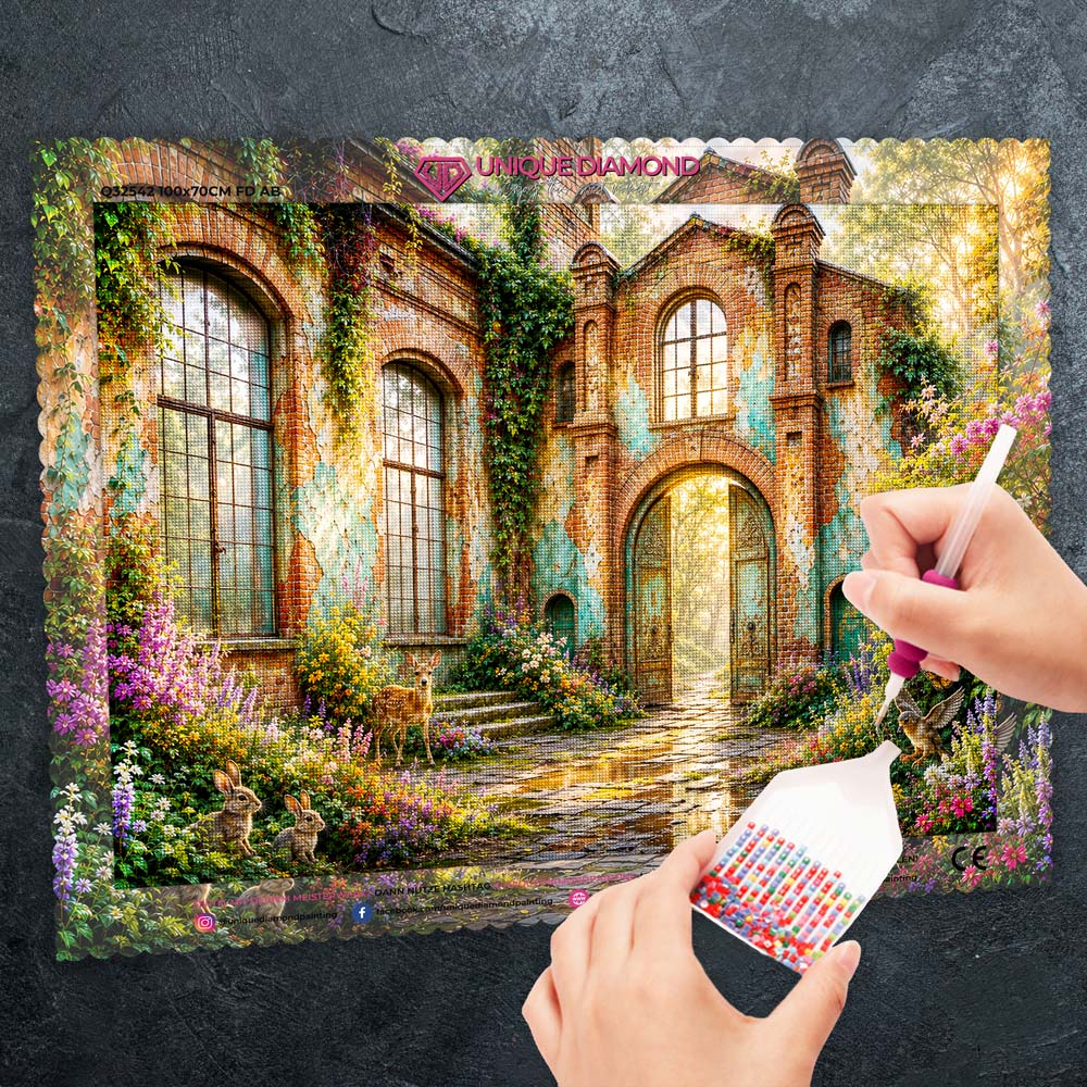 5D Diamond Painting – Das Erwachen der Vergessenen Gärten