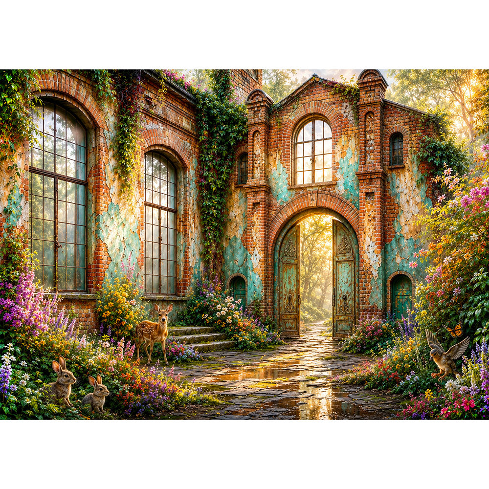 5D Diamond Painting – Das Erwachen der Vergessenen Gärten | Unique Diamond