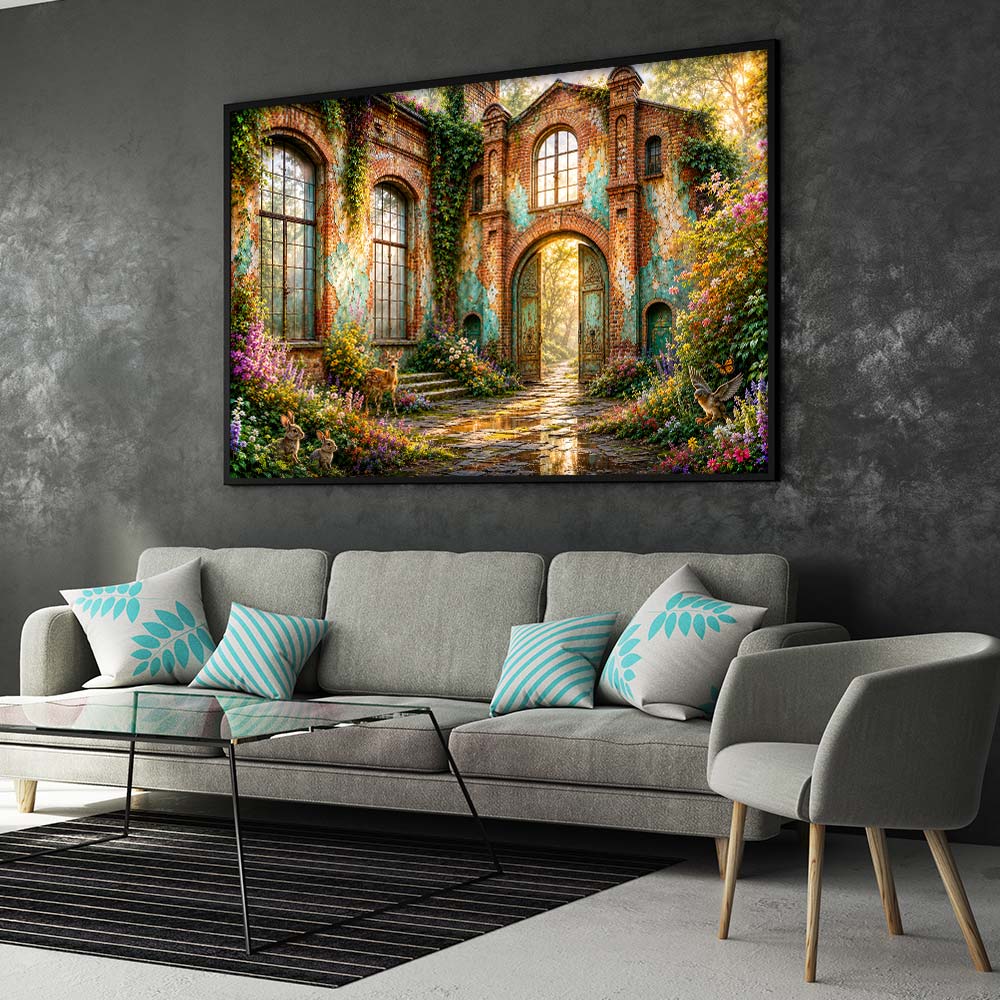 5D Diamond Painting – Das Erwachen der Vergessenen Gärten