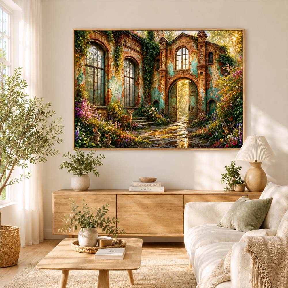 5D Diamond Painting – Das Erwachen der Vergessenen Gärten