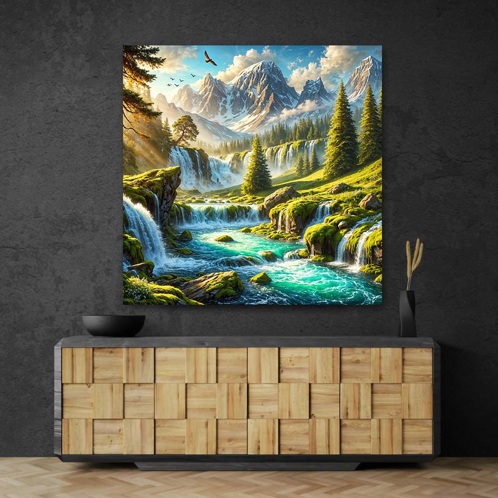 5D Diamond Painting – Das Lied der Smaragdwasser Unique-Diamond