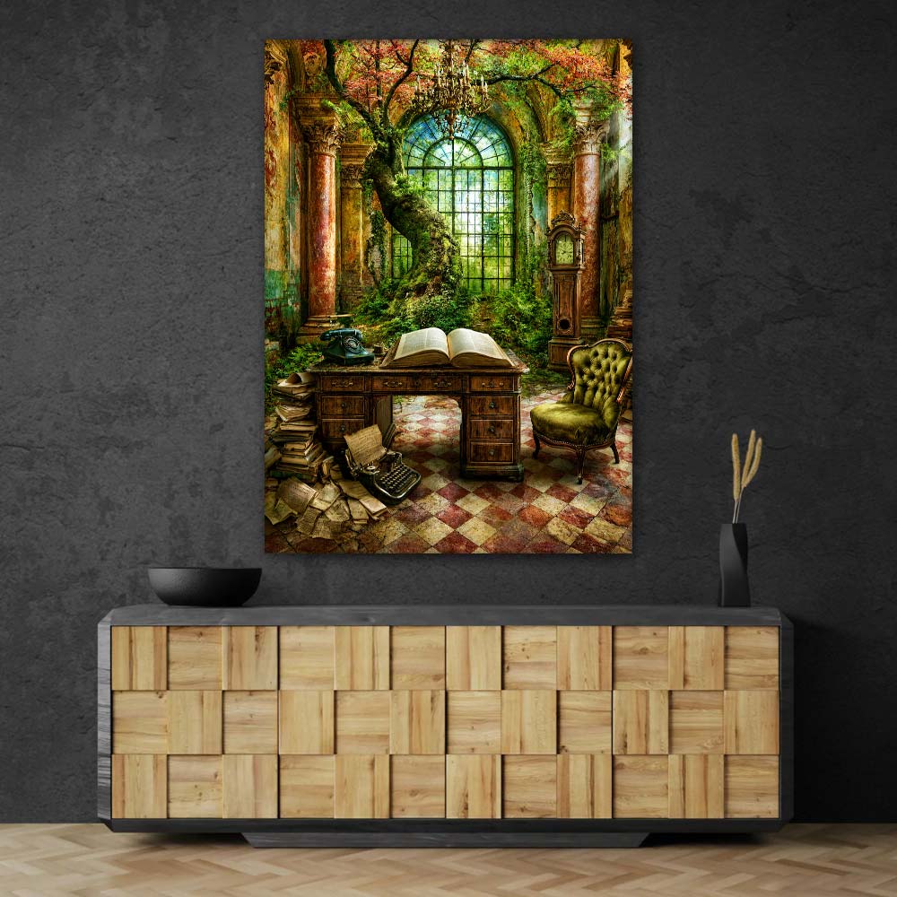 5D Diamond Painting – Das Vermächtnis der grünen Bibliothek