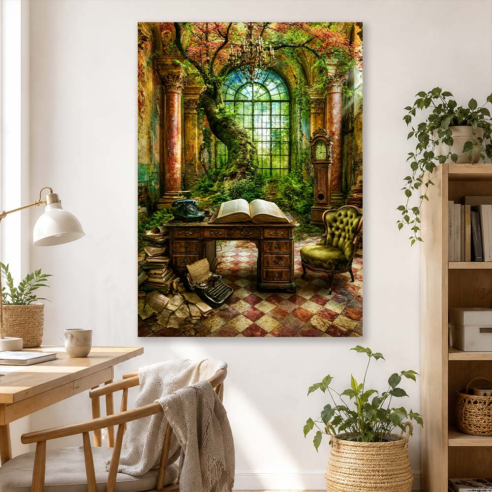 5D Diamond Painting – Das Vermächtnis der grünen Bibliothek
