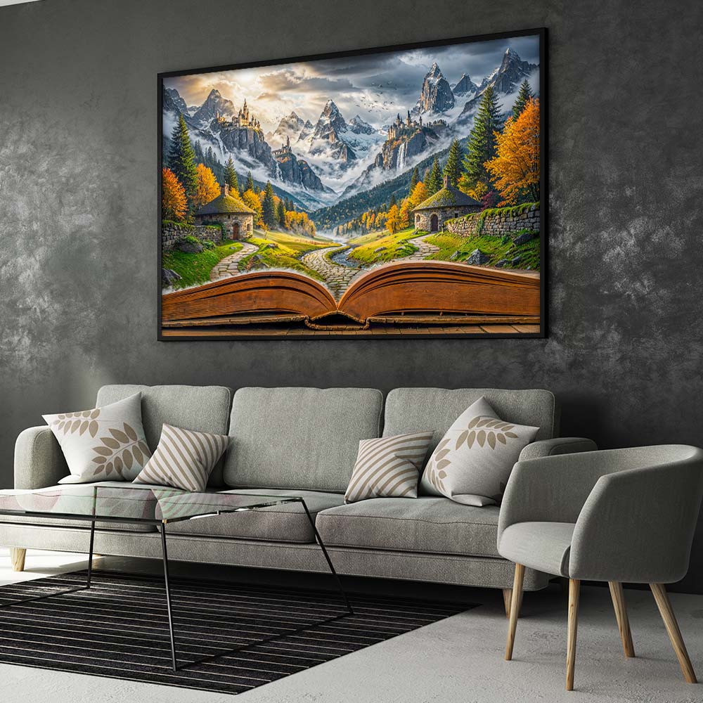 5D Diamond Painting – Das verborgene Königreich von Elenora, Unique-Diamond
