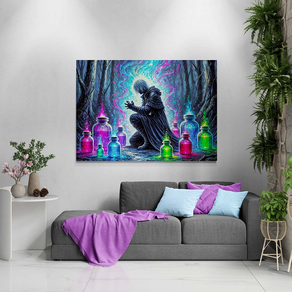 5D Diamond Painting – Der Alchemist der Farben, Unique-Diamond