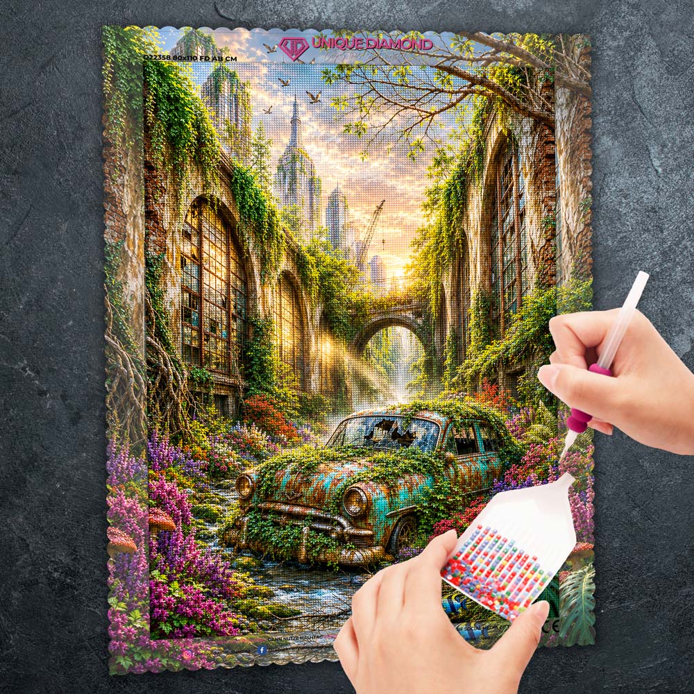 5D Diamond Painting – Die Stille nach der Zeit
