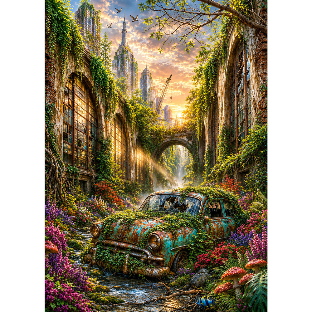5D Diamond Painting – Die Stille nach der Zeit | Unique Diamond