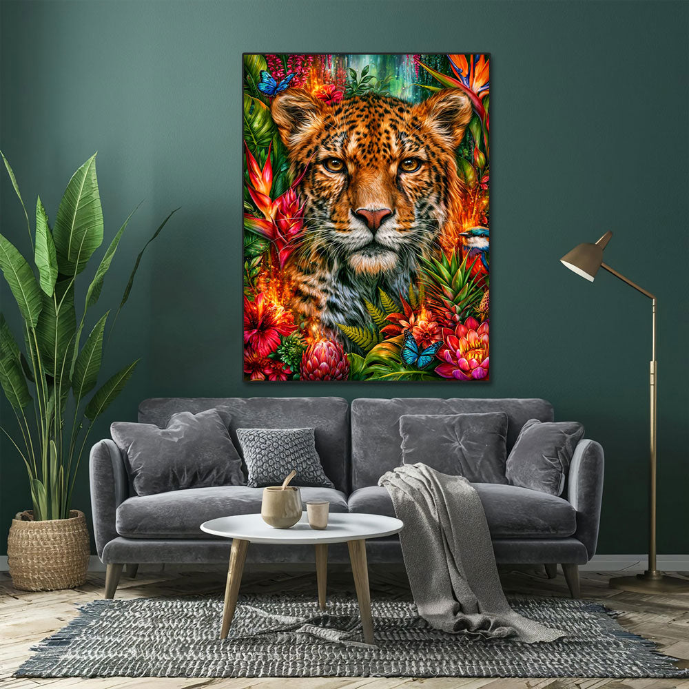 5D Diamond Painting – Dschungelgeist der Wildnis