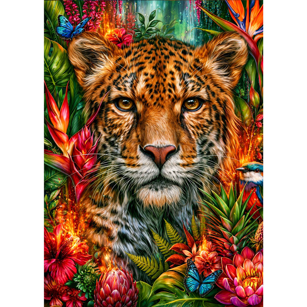 5D Diamond Painting – Dschungelgeist der Wildnis | Unique Diamond