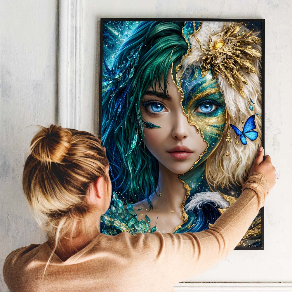 5D Diamond Painting – Dual Soul Enchantress