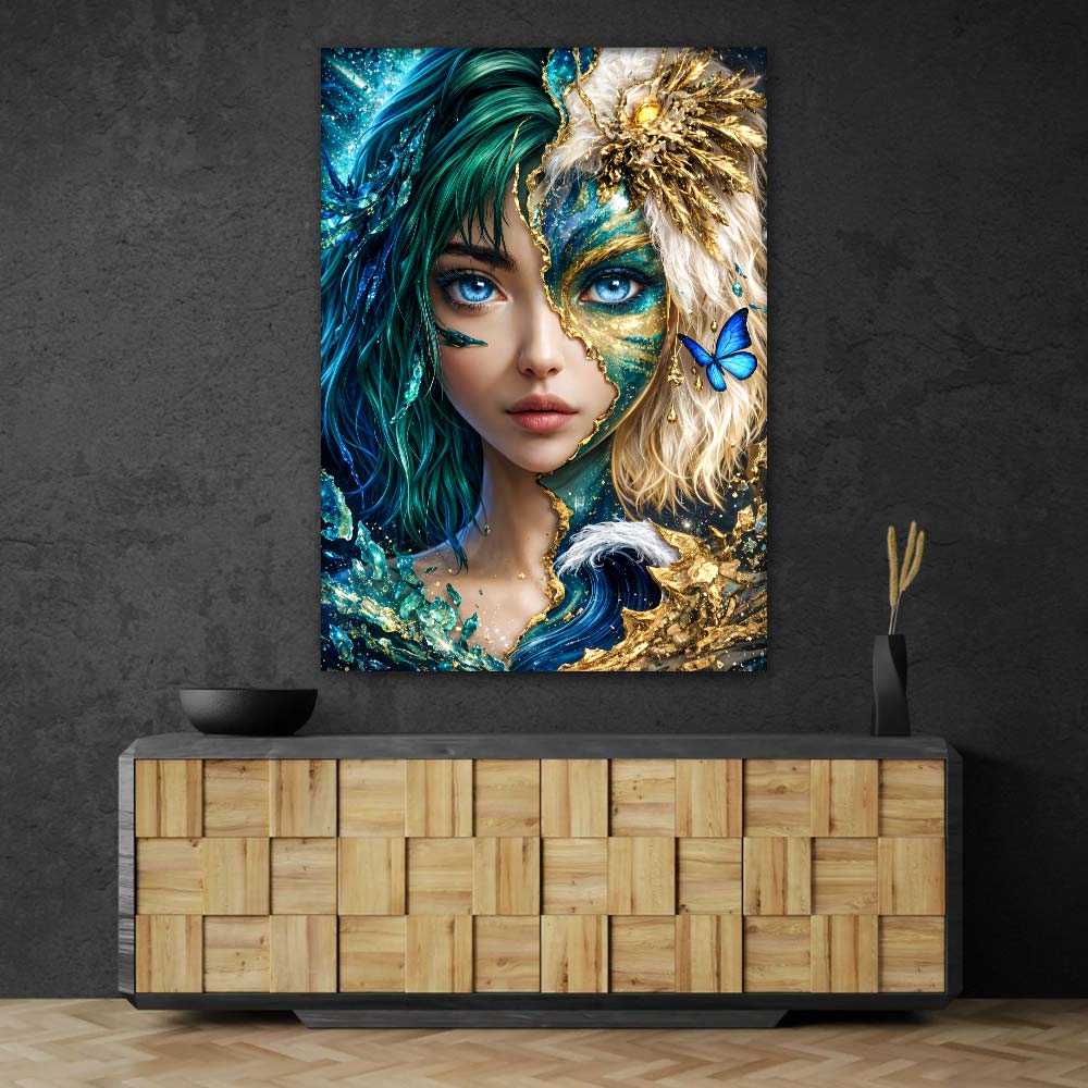 5D Diamond Painting – Dual Soul Enchantress