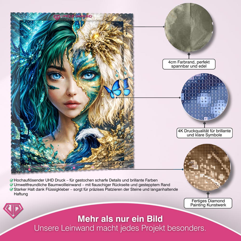 5D Diamond Painting – Dual Soul Enchantress