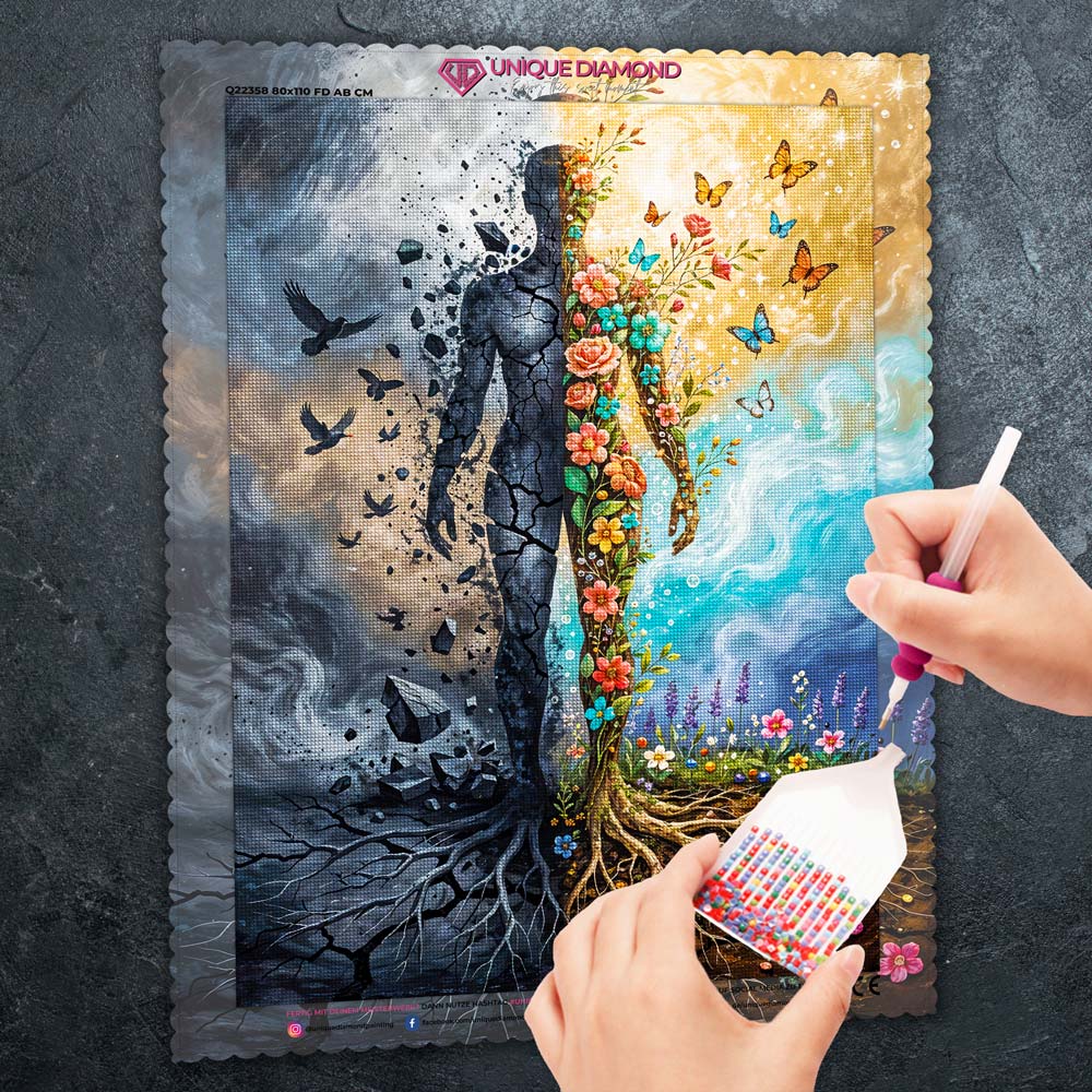 5D Diamond Painting – Dualität des Lebens