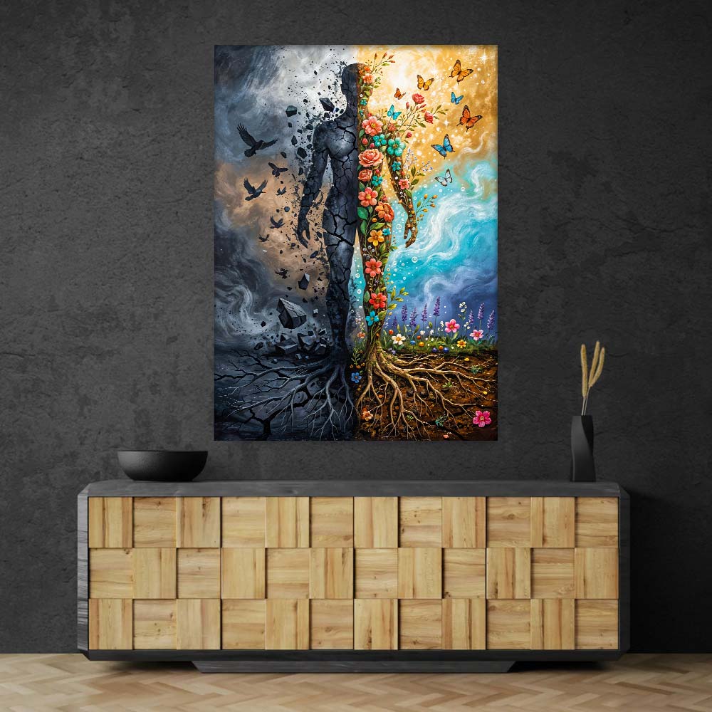5D Diamond Painting – Dualität des Lebens
