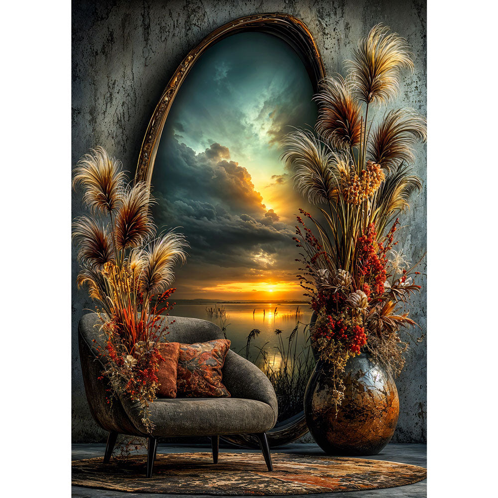 5D Diamond Painting – Elara Abendspiegel | Unique Diamond