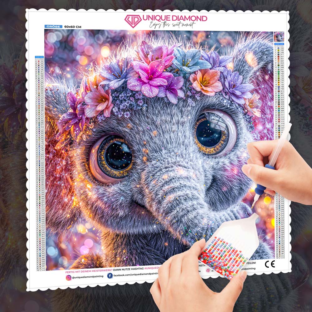 5D Diamond Painting – Elea, das Sternenbaby Unique-Diamond