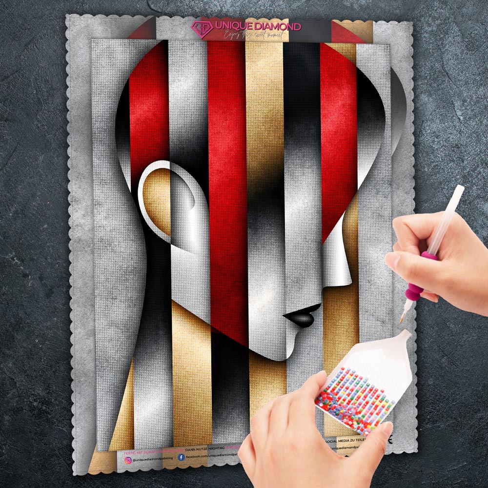 5D Diamond Painting – Elefant der goldenen Formen