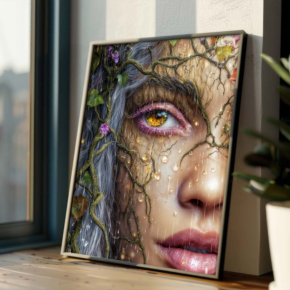 5D Diamond Painting – Elenya, Träne des Waldes Unique-Diamond