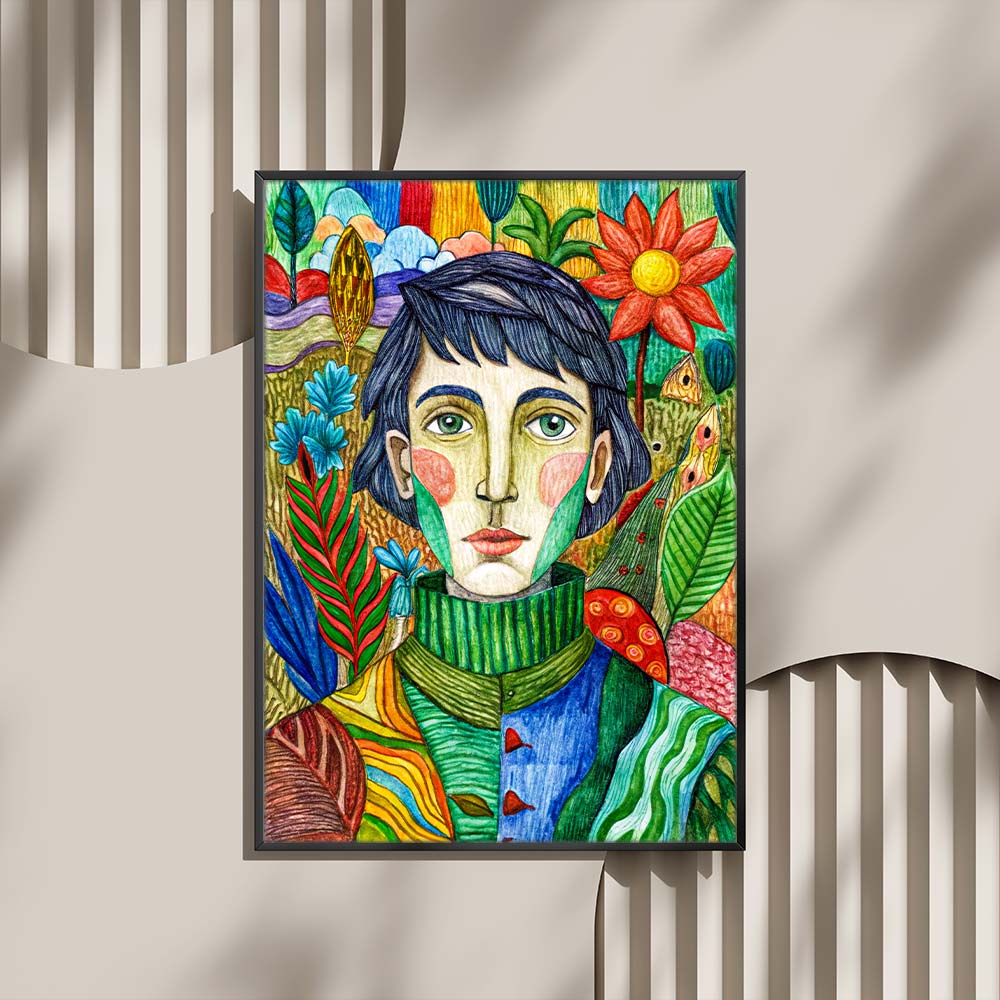5D Diamond Painting – Elías im Farbenwald Unique-Diamond