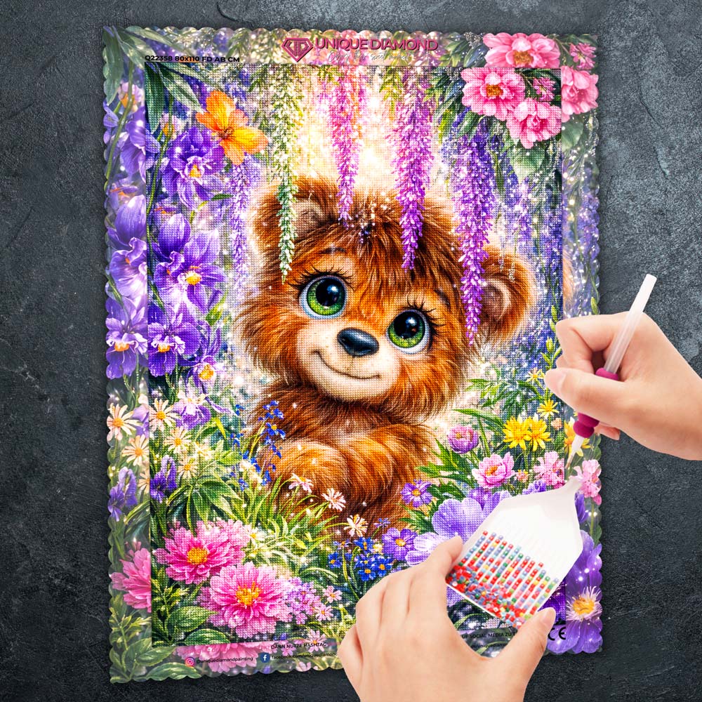 5D Diamond Painting – Enchanted Forest Bear