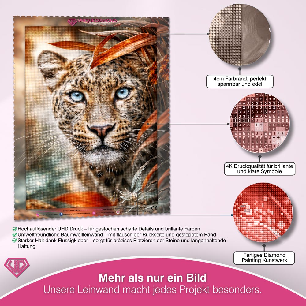 5D Diamond Painting – Eyes of the Wild Unique-Diamond