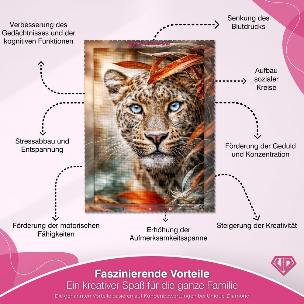 5D Diamond Painting – Eyes of the Wild Unique-Diamond