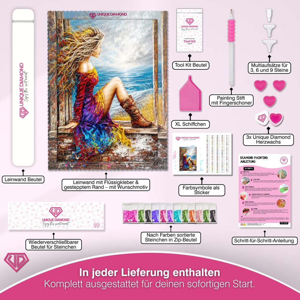 5D Diamond Painting – Farben des Fernwehs