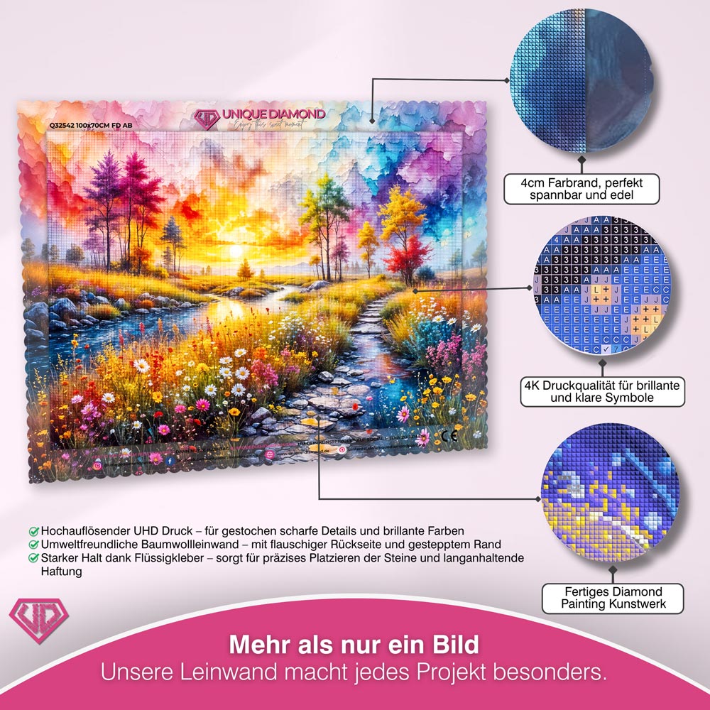 5D Diamond Painting – Farben des Himmels Unique-Diamond