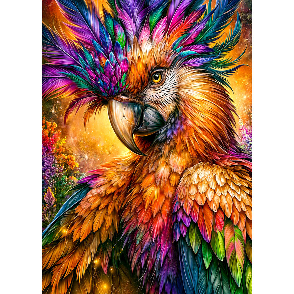 5D Diamond Painting – Farbenkrone des Tropenhimmels | Unique Diamond
